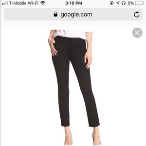 Banana Republic Sloan curvy fit pants black 4